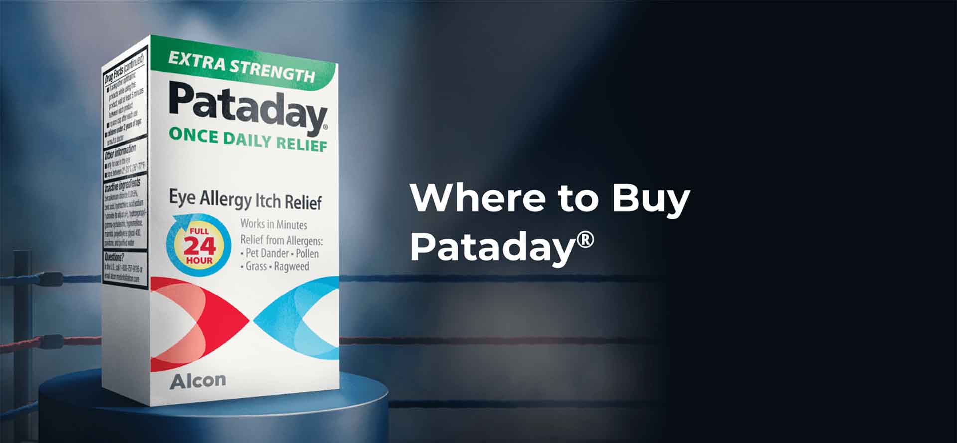 Where to Buy Pataday Background image.