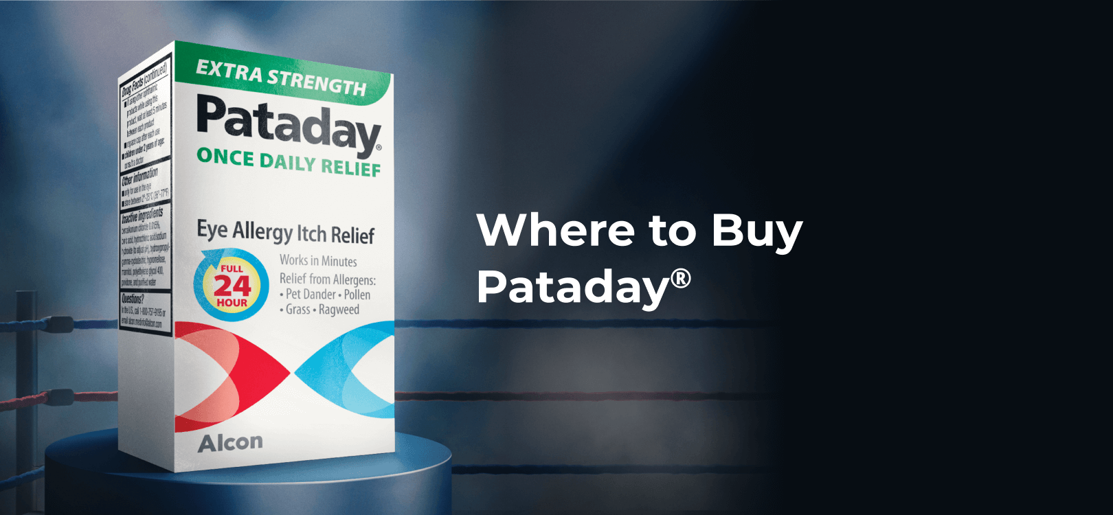 Where to Buy Pataday Background image.